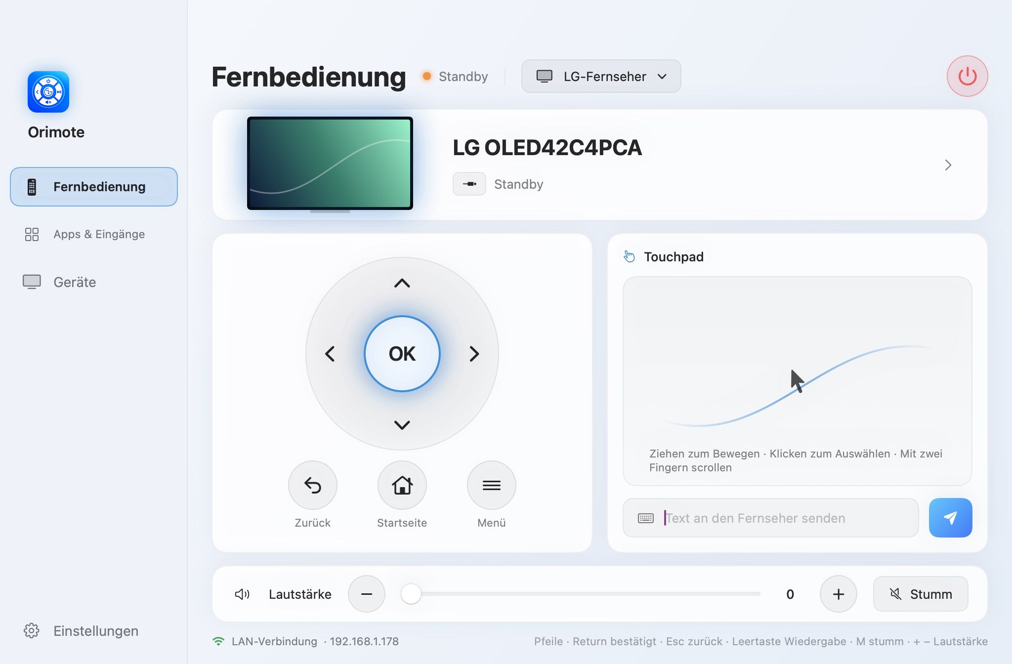Das Fenster von Orimote